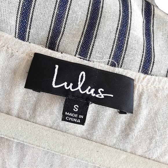 Lulus Jetset to Go Striped Jumpsuit Size Small - Picture 2 of 13